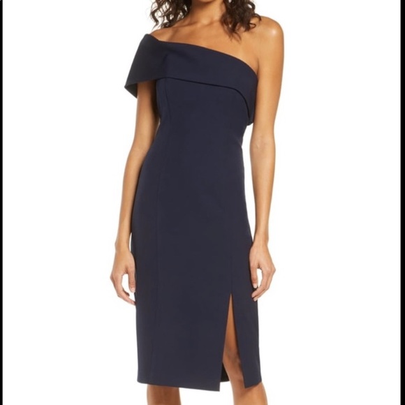 NWT Eliza J One shoulder dress